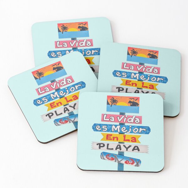 Item preview, La Vida es mejor en la playa designed and sold by Nicomaja.