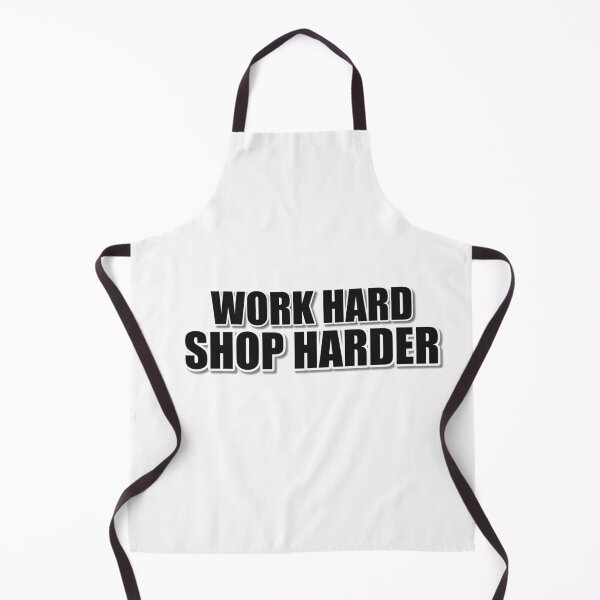 Item preview, Work Hard Shop Harder Motivational Quote designed and sold by JeckoStore.