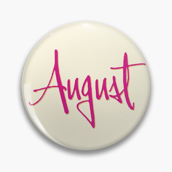 Item preview, AUGUST personalized type design designed and sold by CharlottePlaceArt.