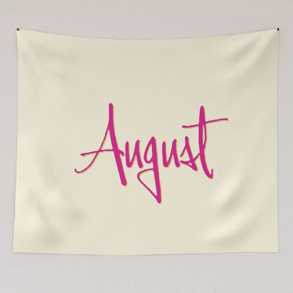 Item preview, AUGUST personalized type design designed and sold by CharlottePlaceArt.