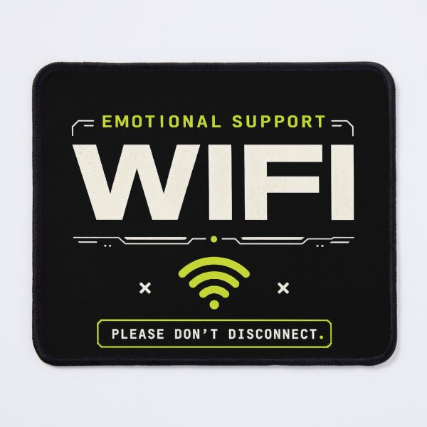 Item preview, Emotional Support WiFi – Funny Introvert Tech Design designed and sold by the-dovlat.