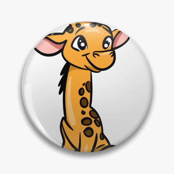 Item preview, Cute Kawaii Baby Giraffe Sitting Illustration designed and sold by LYAN-STORE.