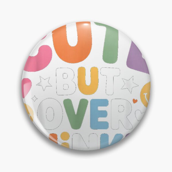 Item preview, Cute But Overthinker Introvert Overthinking Personality - T-Shirt designed and sold by SubStudio97.