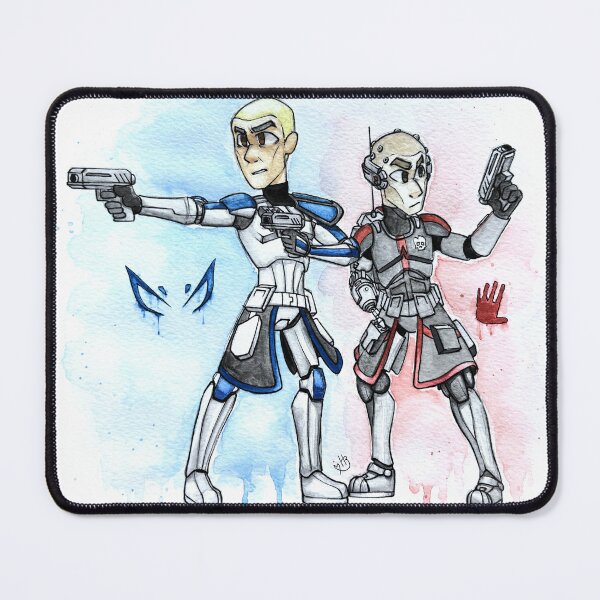 Item preview, Clone Bros Rex and Echo designed and sold by HBOriginalsArt.