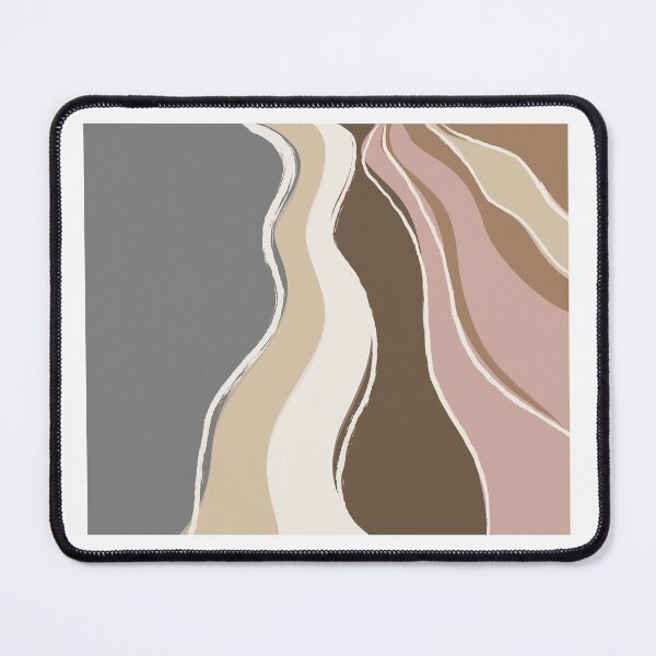 Item preview, Abstract Earth Tone Waves – Minimal Boho Aesthetic designed and sold by Barelythere2324.