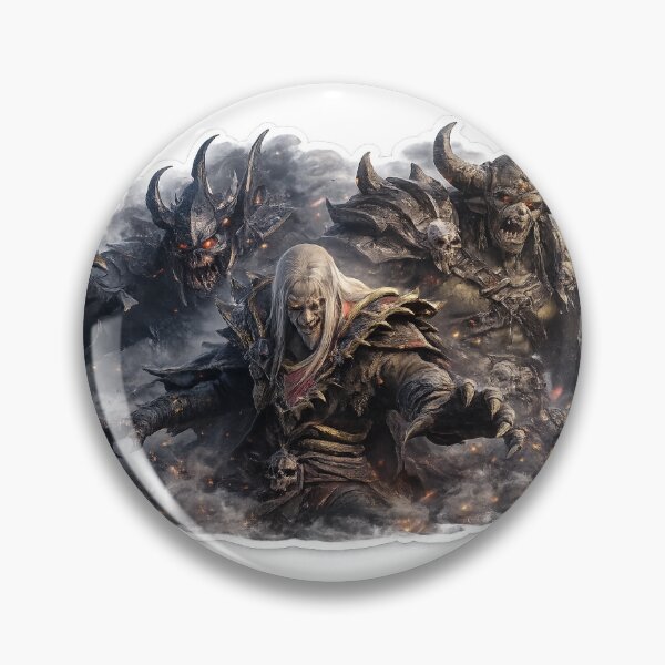 Item preview, Dark Fantasy Horned Warriors In Mist designed and sold by Farheen786.