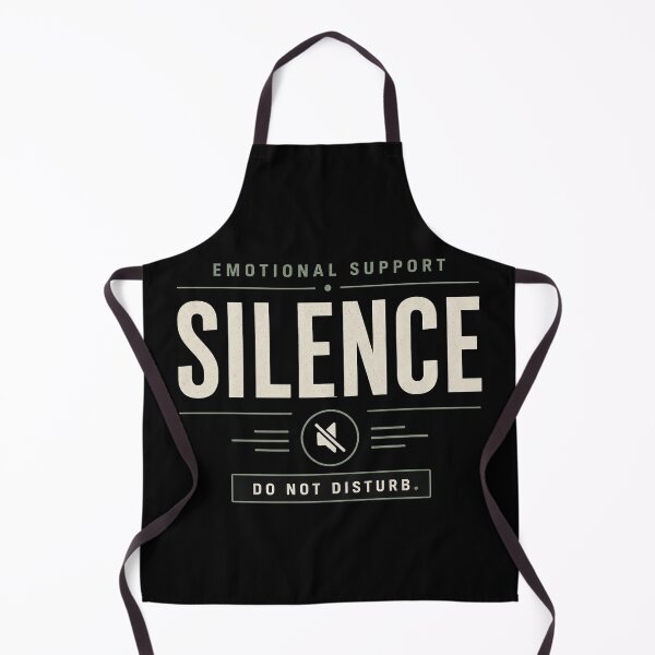 Item preview, Emotional Support Silence – Do Not Disturb Humor designed and sold by the-dovlat.