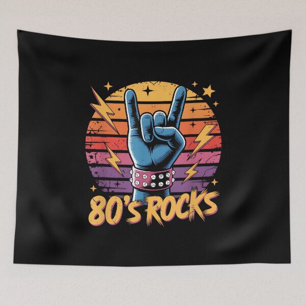 Item preview, Vintage 80's Rock Bands Eighties 80s Party Retro Music Band designed and sold by KudoJunichironl.