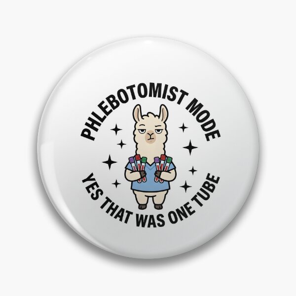 Item preview, Funny Llama Phlebotomist Lab Tech Meme – Cute Animal Medical Professional Gift for National Phlebotomist Recognition Week designed and sold by ClinicalHubs.