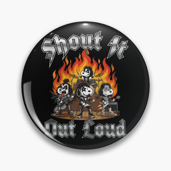 Item preview, Snoopy K.I.S.S Rock Band Shout It Out Loud designed and sold by sahilmitra.