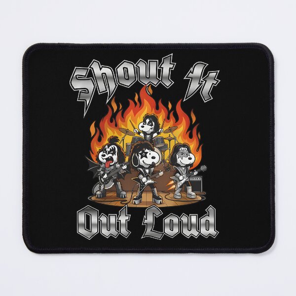 Item preview, Snoopy K.I.S.S Rock Band Shout It Out Loud designed and sold by sahilmitra.