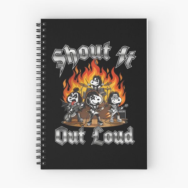 Item preview, Snoopy K.I.S.S Rock Band Shout It Out Loud designed and sold by sahilmitra.