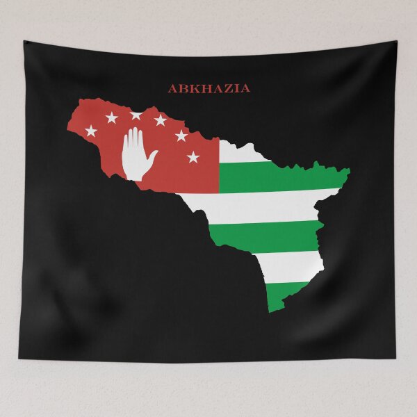 Item preview, Abkhazia Map Flag Silhouette Abkhazian Pride Gift designed and sold by NTGUILTY.