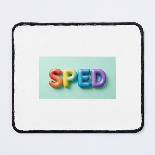 Item preview, *SPED - 3D Colorful Balloon Letters Special Education Teacher Design* designed and sold by Petringo.