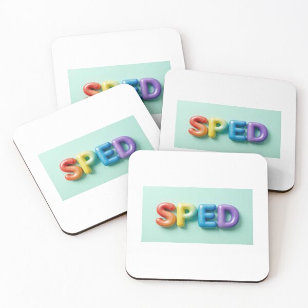 Item preview, *SPED - 3D Colorful Balloon Letters Special Education Teacher Design* designed and sold by Petringo.