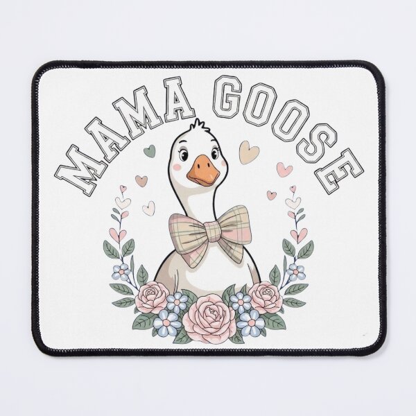Item preview, Adorable Mama Goose Floral Wreath - Sweet Motherhood Celebration Art designed and sold by Picasfarmer.