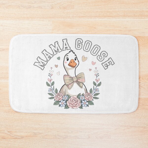 Item preview, Adorable Mama Goose Floral Wreath - Sweet Motherhood Celebration Art designed and sold by Picasfarmer.