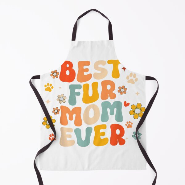 Item preview, Funny Best Fur Mom Ever Groovy Dog Cat Owner Mothers day T-Shirt designed and sold by SubStudio97.