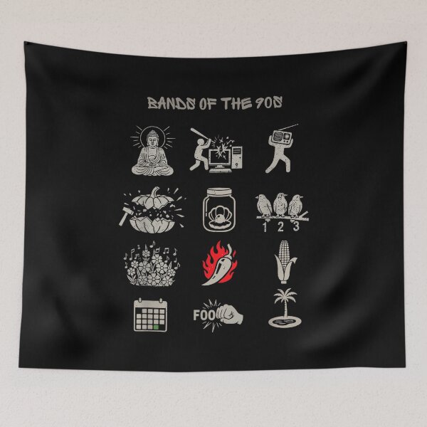 Item preview, Vintage Popular Bands of The 90s Funny Retro Rock Minimalist designed and sold by KudoJunichironl.