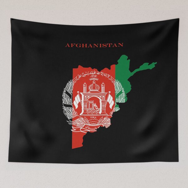 Item preview, Afghanistan Map Flag Silhouette Afghan Heritage Gift designed and sold by NTGUILTY.