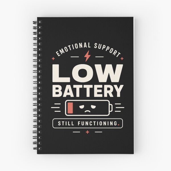Item preview, Low Battery Still Functioning – Tired Human Humor designed and sold by the-dovlat.