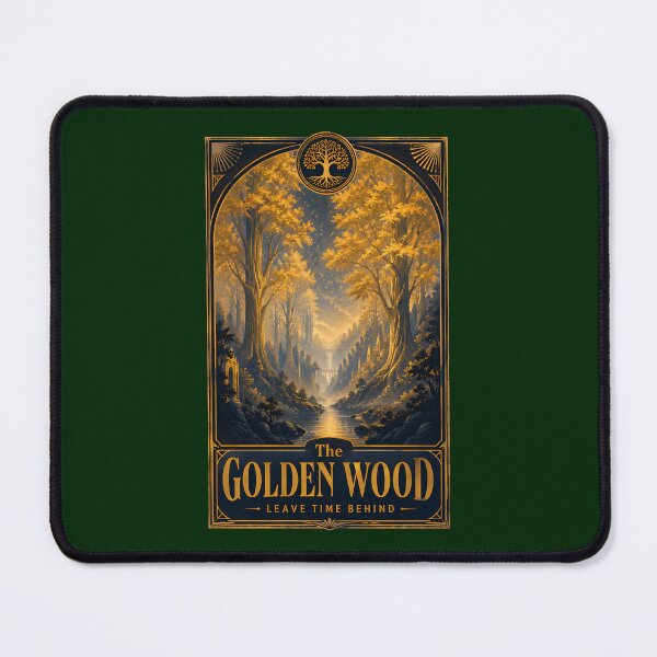 Item preview, The Golden Wood Travel Poster designed and sold by agearb.