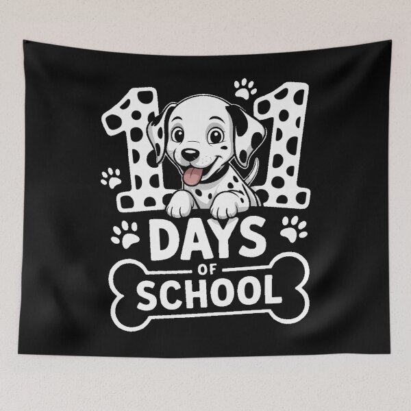 Item preview, Happy 101 Days School Cute Dog 100 Days Smarter Student designed and sold by TrinaEspinoza.