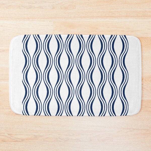 Item preview, Minimal Tatewaku Wave Navy Pattern Design designed and sold by J-Style Lab.