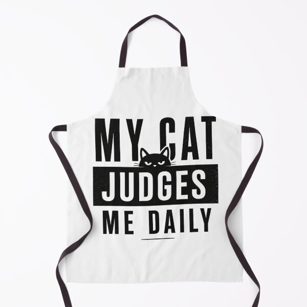Item preview, My Cat Judges Me Daily – Funny Cat Owner Design designed and sold by the-dovlat.