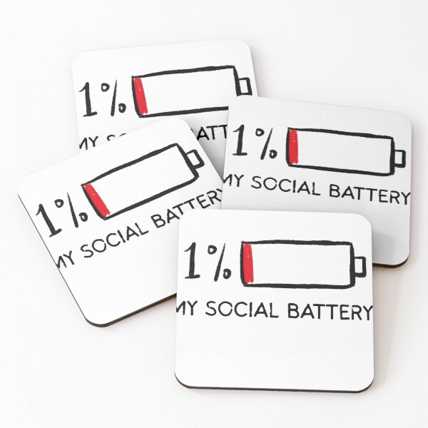 Item preview, Funny Introvert, Social Battery Low Pullover Hoodie designed and sold by kevincuellar.
