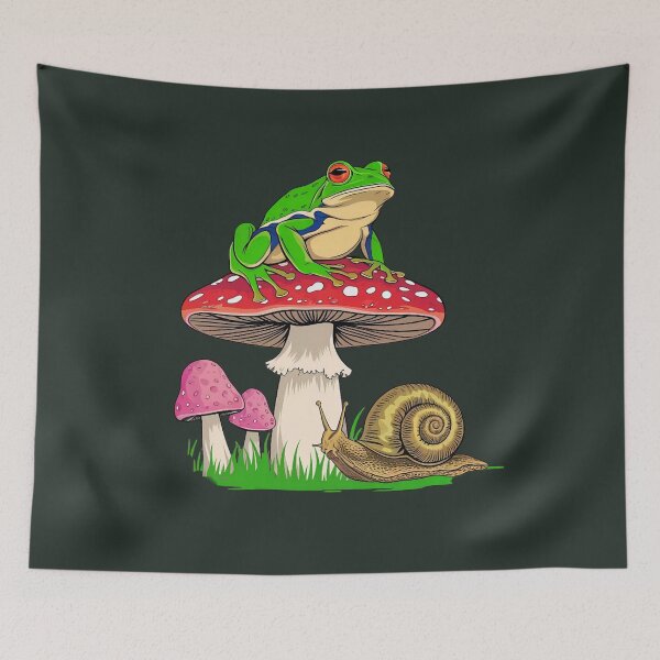 Item preview, Cottagecore Frog Mushroom Mom Shirt – Cute Frog and Snail Nature Aesthetic Tee designed and sold by ZyxDes.