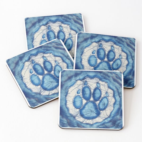Item preview, Dog Paw Batik designed and sold by OlyvieArt.