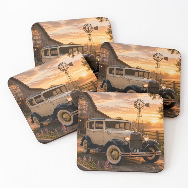 Item preview, Golden Harvest Morning, Ford Model A 1931 designed and sold by BlareBlare.
