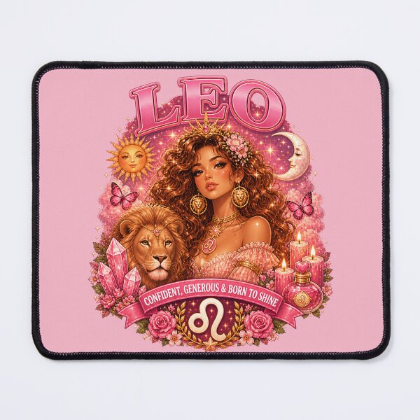 Item preview, Leo Zodiac Pink Fantasy Shirt | Celestial Astrology Lion Goddess Aesthetic designed and sold by ThreadTheory976.