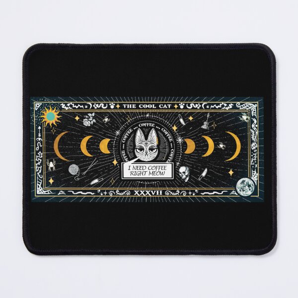 Item preview, The Cool Cat Tarot - I Need Coffee Right Meow designed and sold by cool-cat777.