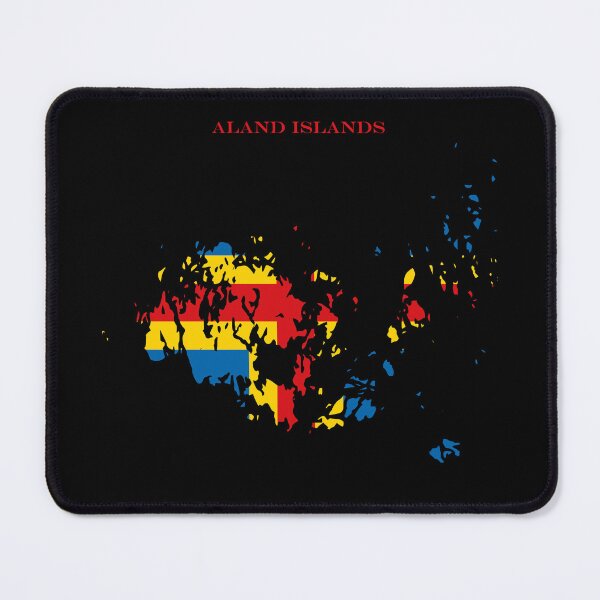 Item preview, Aland Islands Map Flag Silhouette Heritage Gift designed and sold by NTGUILTY.