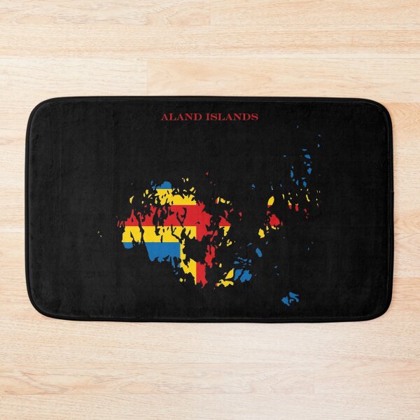 Item preview, Aland Islands Map Flag Silhouette Heritage Gift designed and sold by NTGUILTY.