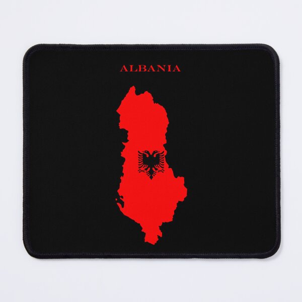Item preview, Albania Map Flag Silhouette Albanian Pride Gift designed and sold by NTGUILTY.