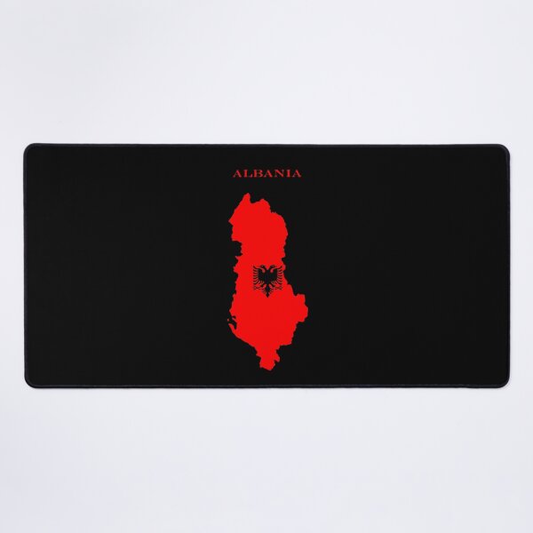 Item preview, Albania Map Flag Silhouette Albanian Pride Gift designed and sold by NTGUILTY.