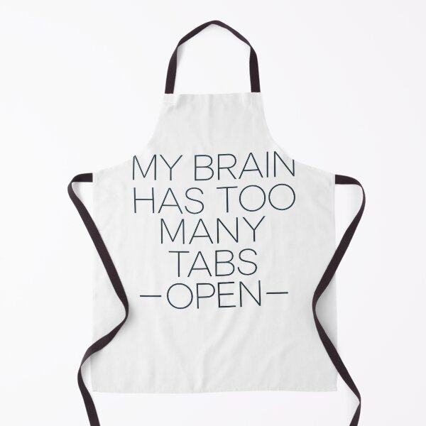 Item preview, Funny Saying, My Brain Has too Many Tabs Open, Overthinking Tank Top designed and sold by kevincuellar.