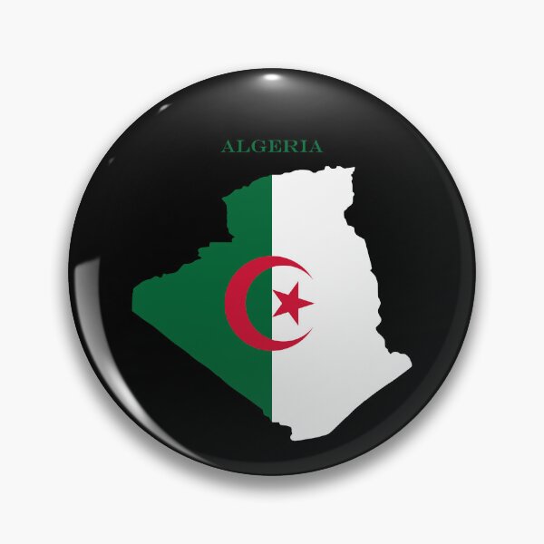 Item preview, Algeria Map Flag Silhouette Algerian Pride Gift designed and sold by NTGUILTY.