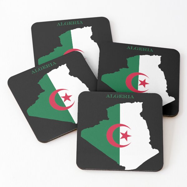 Item preview, Algeria Map Flag Silhouette Algerian Pride Gift designed and sold by NTGUILTY.