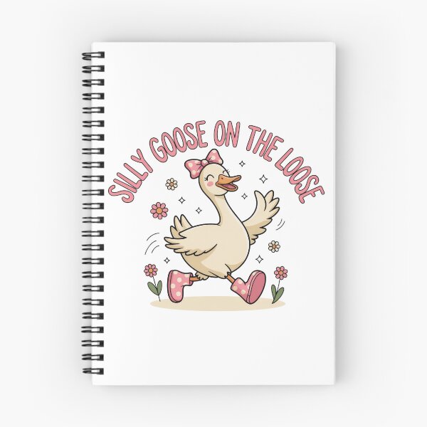 Item preview, Adorable Silly Goose On The Loose Art - Whimsical Running Goose with Polka Dot Boots designed and sold by Picasfarmer.
