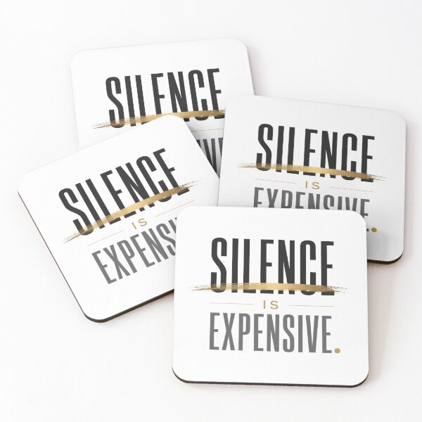 Item preview, Silence Is Expensive – Luxury Introvert Minimal Quote  designed and sold by the-dovlat.