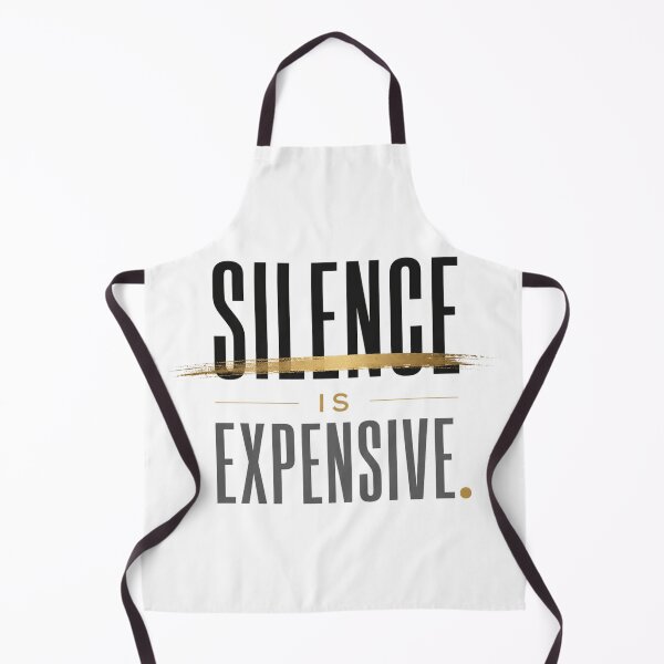 Item preview, Silence Is Expensive – Luxury Introvert Minimal Quote designed and sold by the-dovlat.