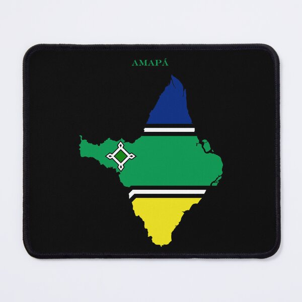 Item preview, Amapa Map Flag Silhouette Brazil Heritage Gift designed and sold by NTGUILTY.