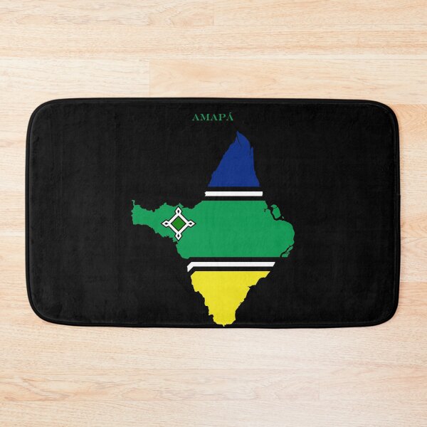 Item preview, Amapa Map Flag Silhouette Brazil Heritage Gift designed and sold by NTGUILTY.