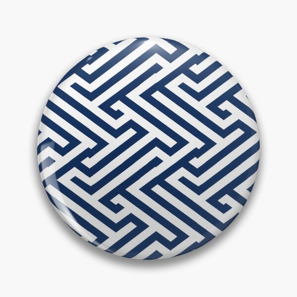 Item preview, Minimal Sayagata Geometric Navy Pattern Design designed and sold by J-Style Lab.