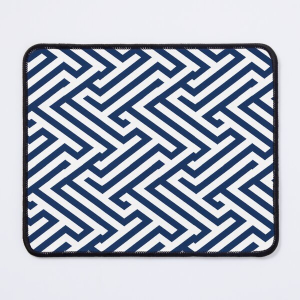 Item preview, Minimal Sayagata Geometric Navy Pattern Design designed and sold by J-Style Lab.