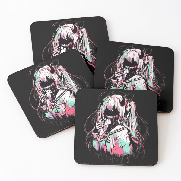 Item preview, Distorted Faceless Schoolgirl Horror designed and sold by Emegan Print Art.